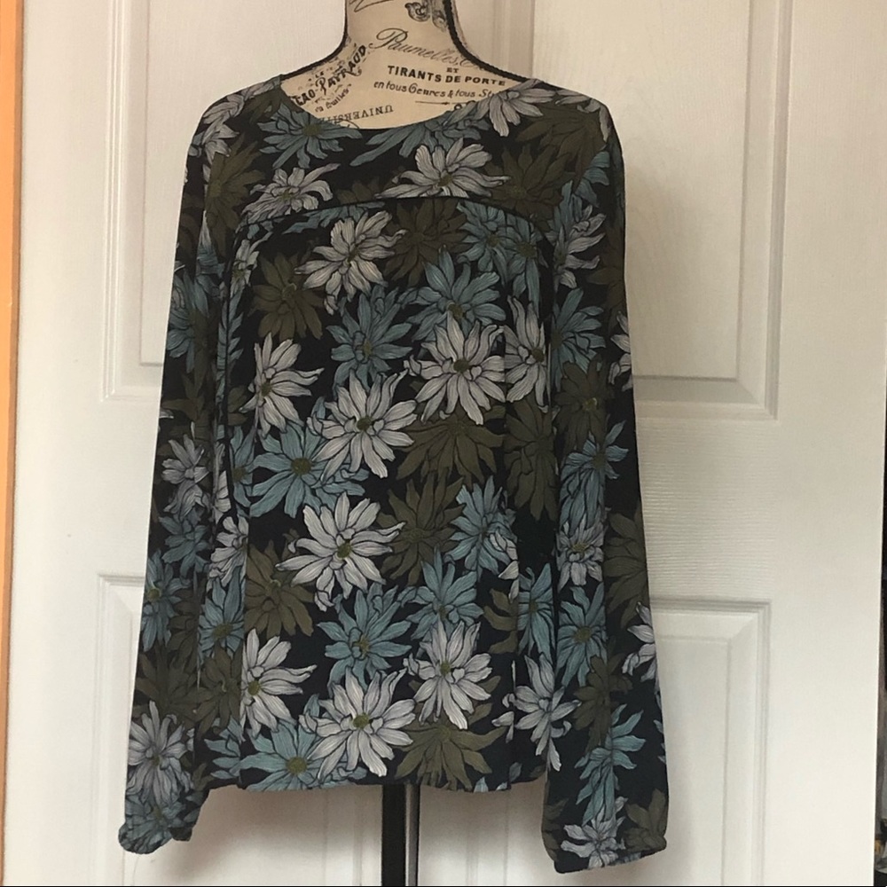 floral print small blouse from LOFT